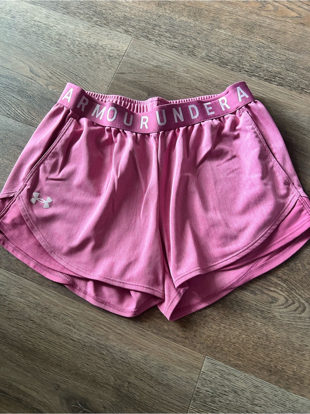 Under Armour Rose Pink Women's Athletic Running Shorts